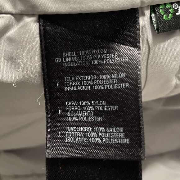 The North Face Small Women’s Puffer Coat Full Zip Jacket Sage Green Primaloft - Picture 6 of 12